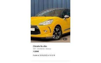 Citroen ds3 Chasse-sur-Rhône